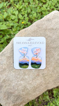Great Smoky Mountains, North Carolina HAND PAINTED EARRINGS