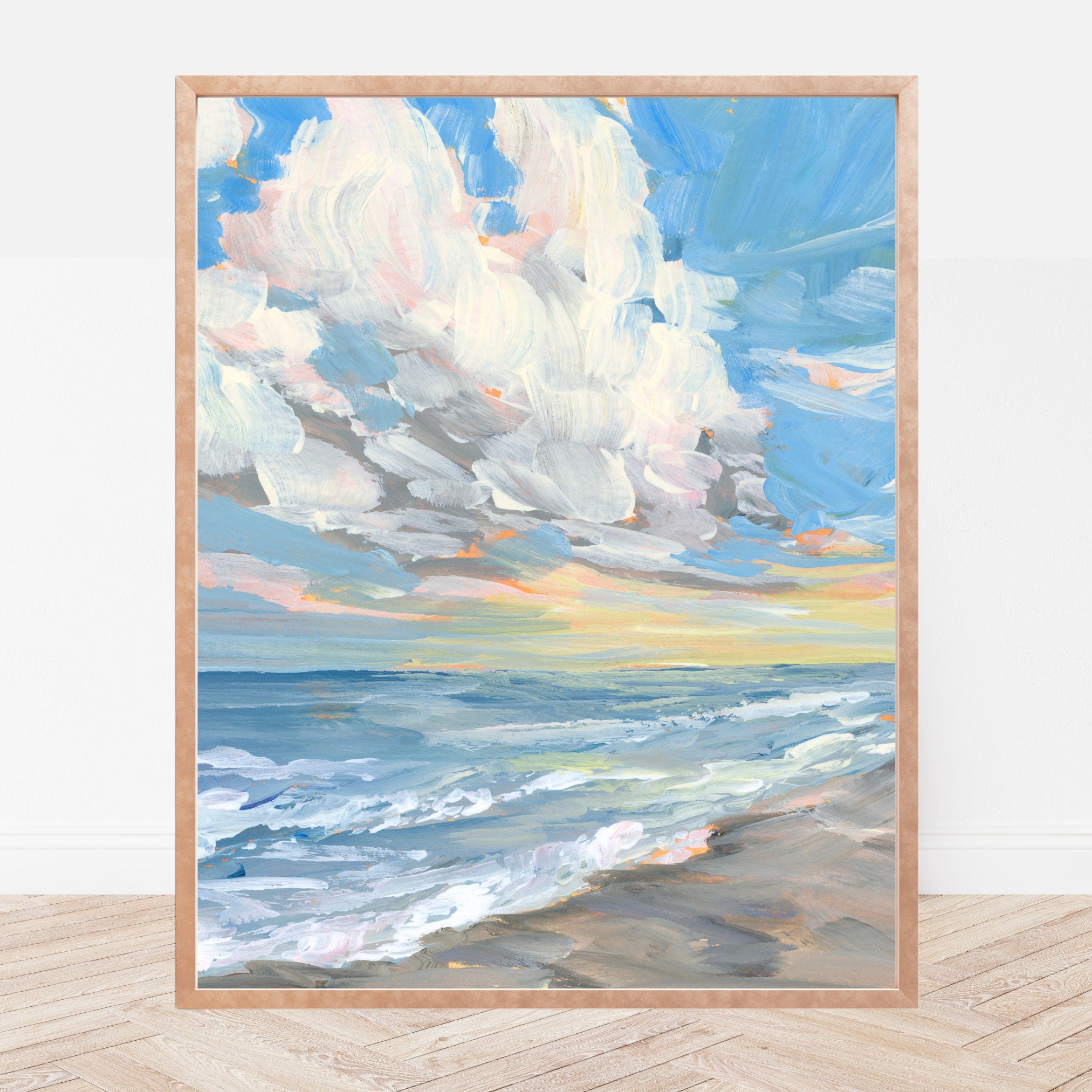 Fort Myers Beach Fine Art Print: Florida Landscape Painting, Marco Island Artwork