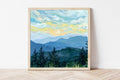 Smoky Mountains Fine Art Print, Gatlinburg Tennessee Painting, National Park Artwork
