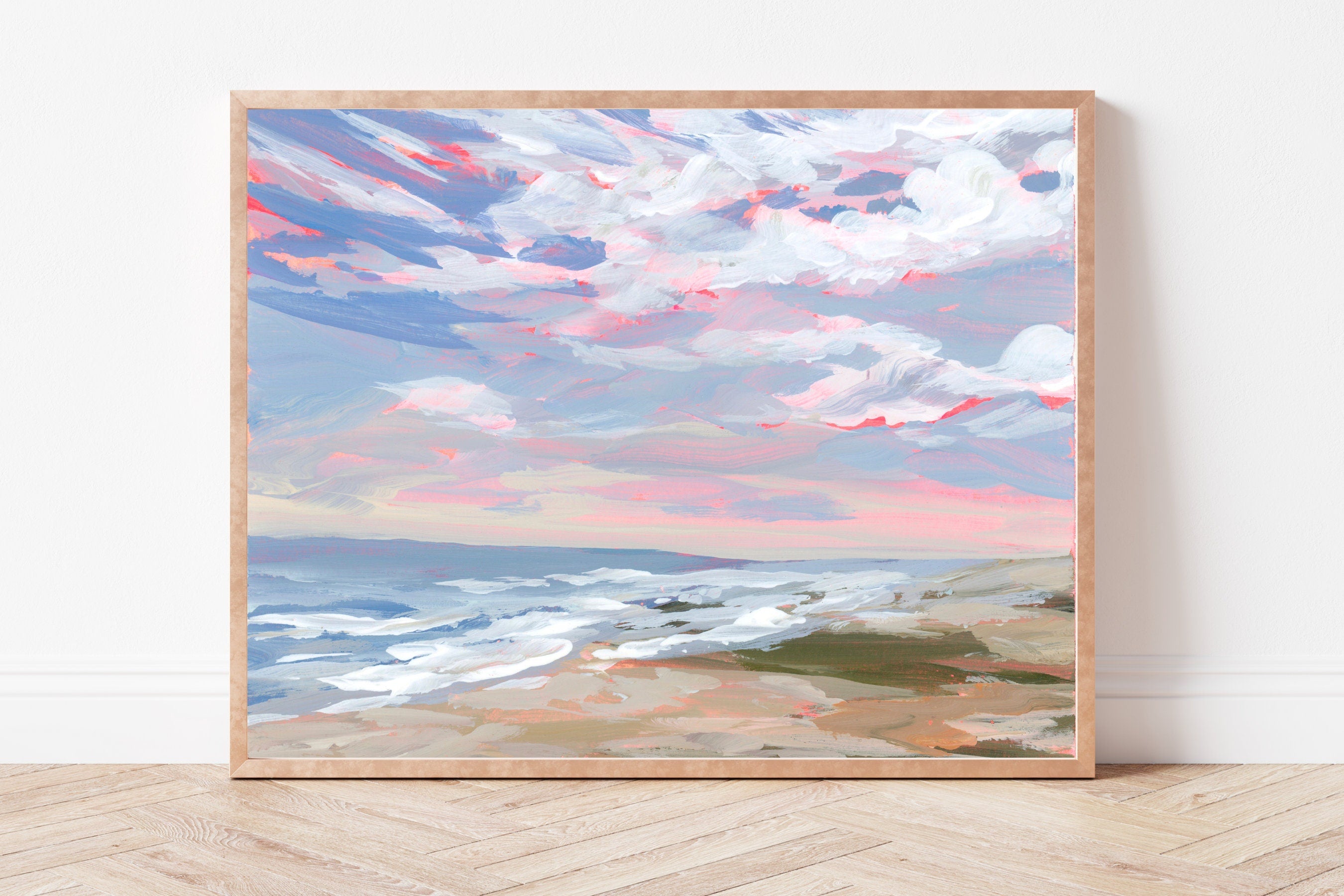Ocean City Maryland Fine Art Print: Beach House Wall Decor, Coastal Artwork