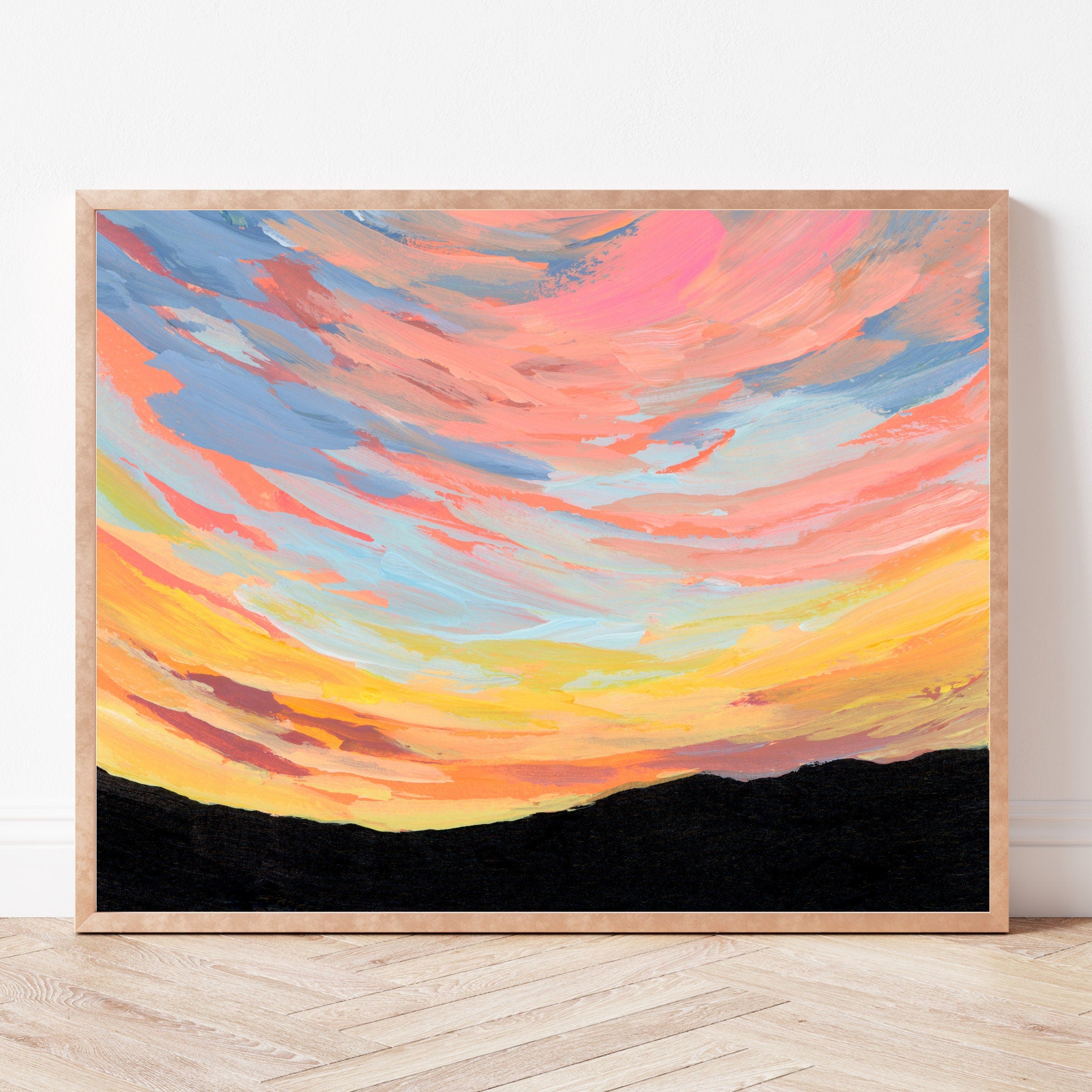 Big Bend Sunset Fine Art Print: West Texas Landscape, National Park Artwork