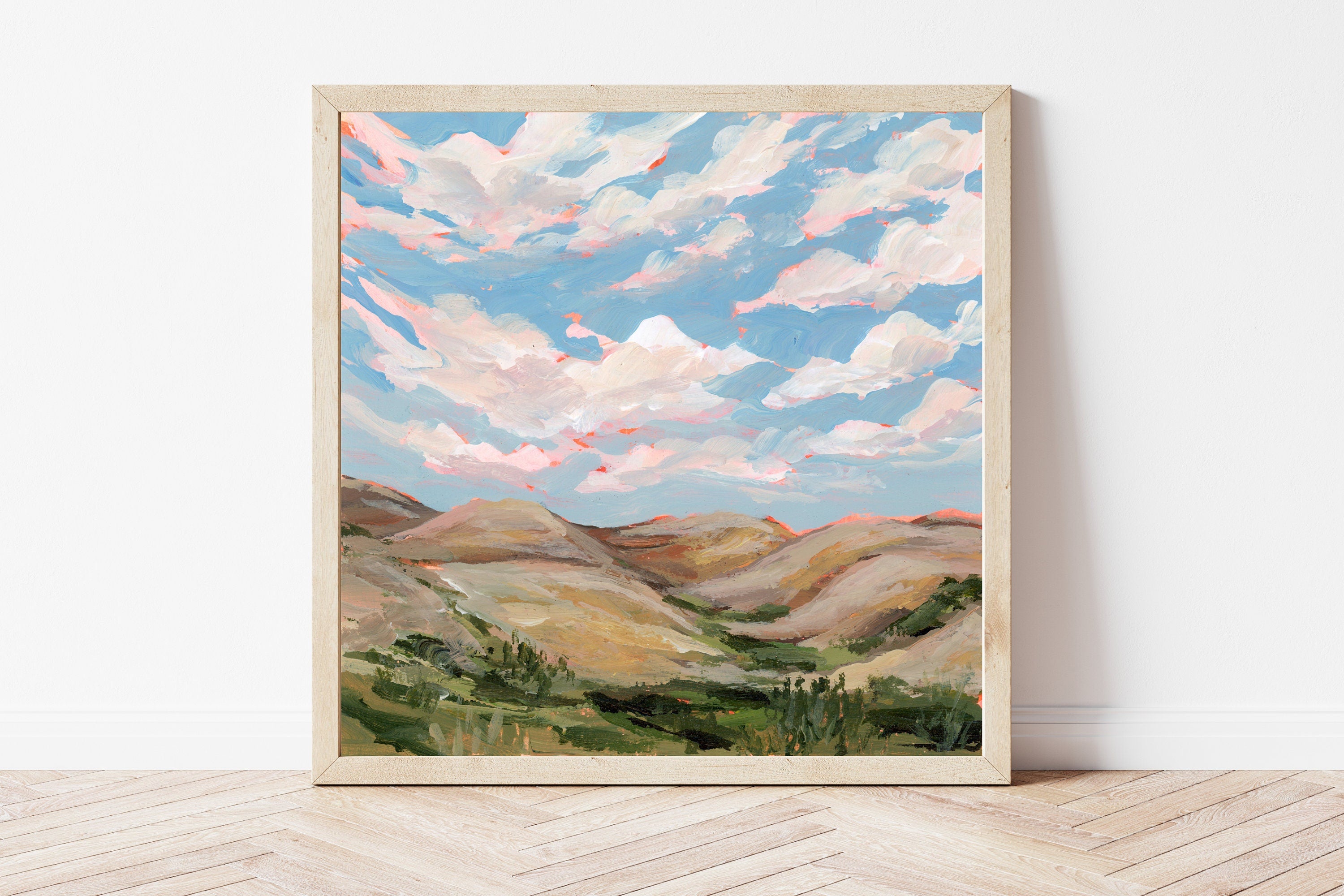 Badlands National Park Fine Art Print, South Dakota Landscape Painting