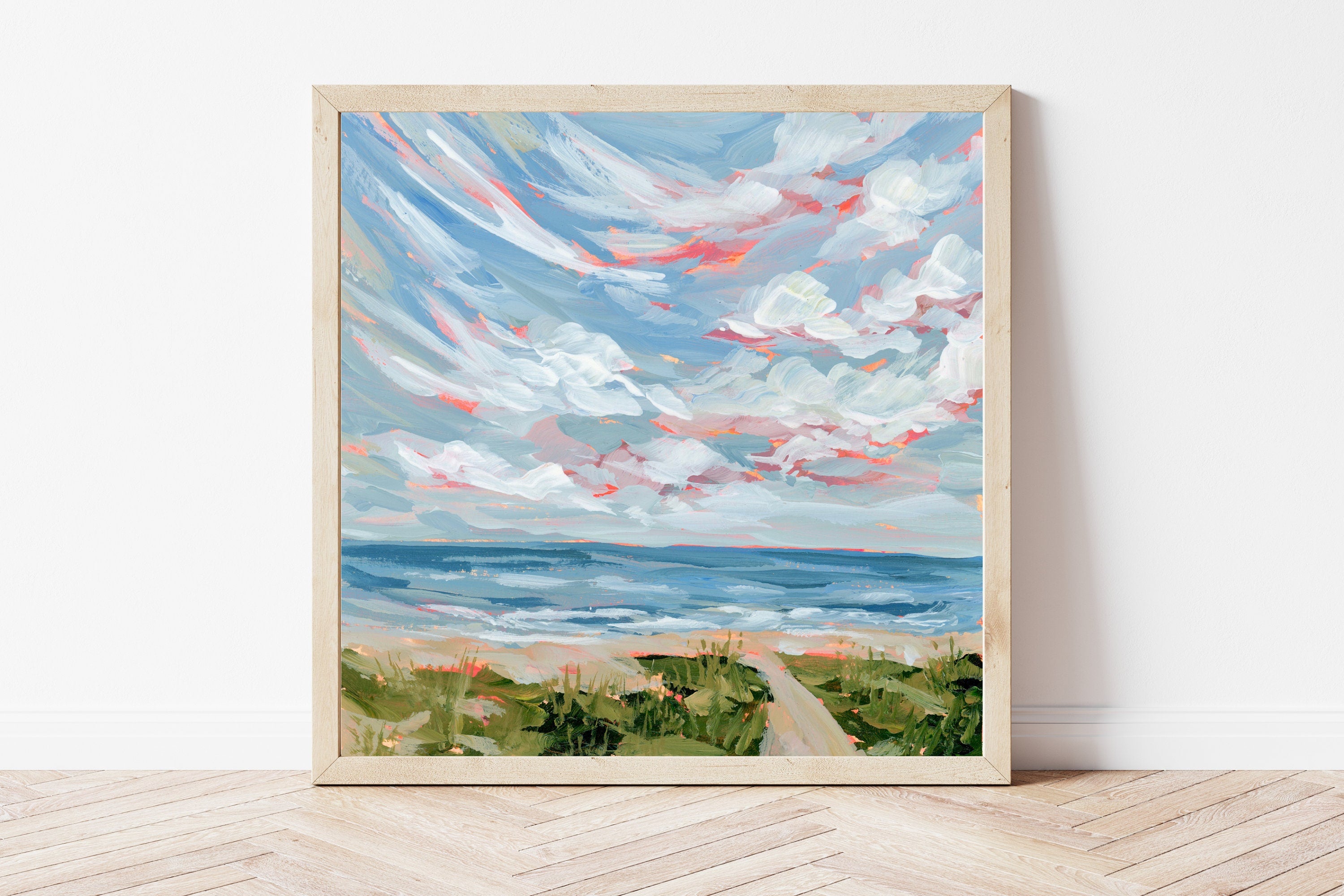 South Carolina Beach Fine Art Print, Coastal Landscape Painting, Hilton Head Artwork