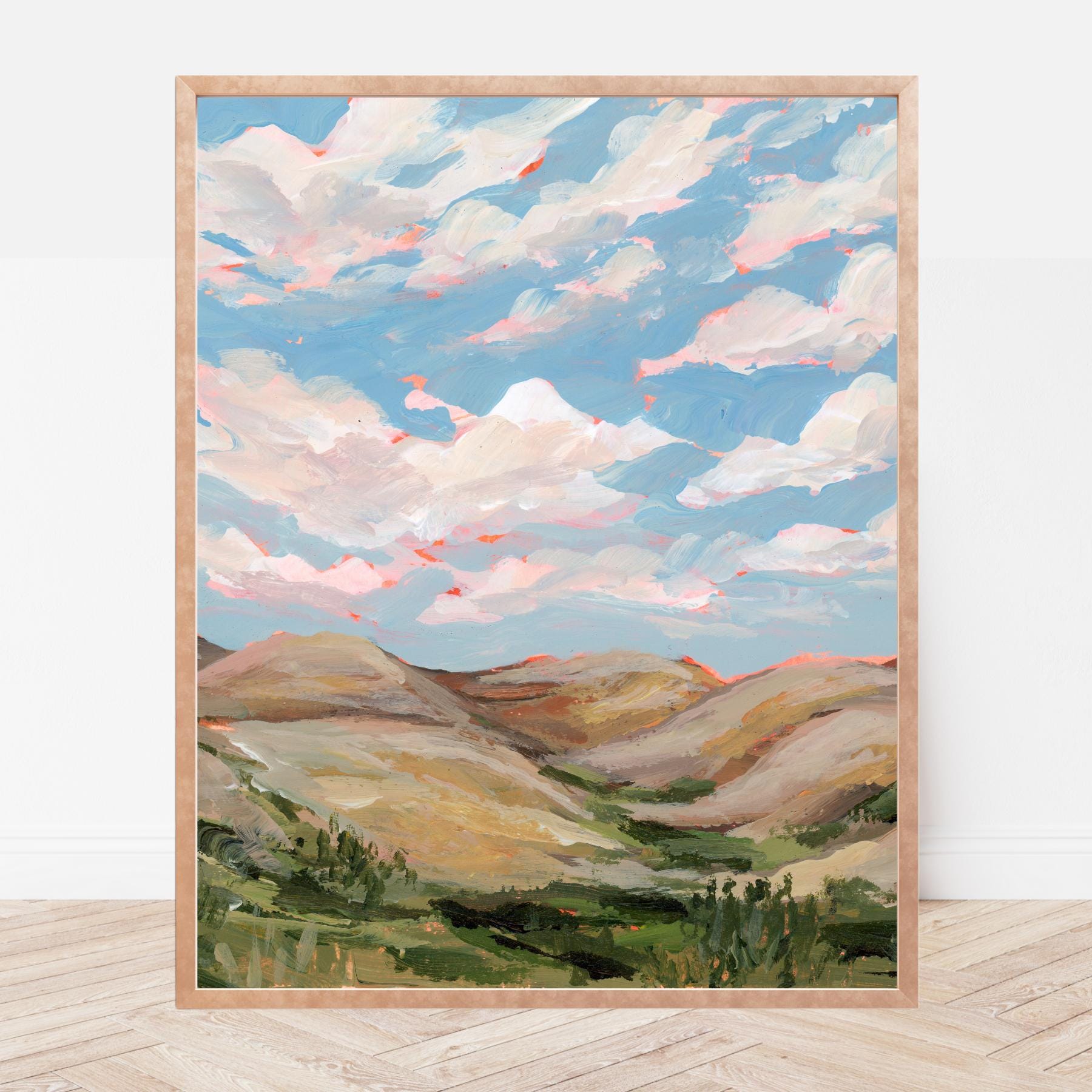 Badlands National Park Fine Art Print, South Dakota Landscape Painting
