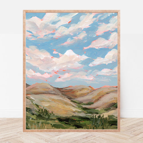 Badlands National Park Fine Art Print, South Dakota Landscape Painting