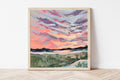 Mississippi River Sunset Fine Art Print, Low Country Landscape Painting