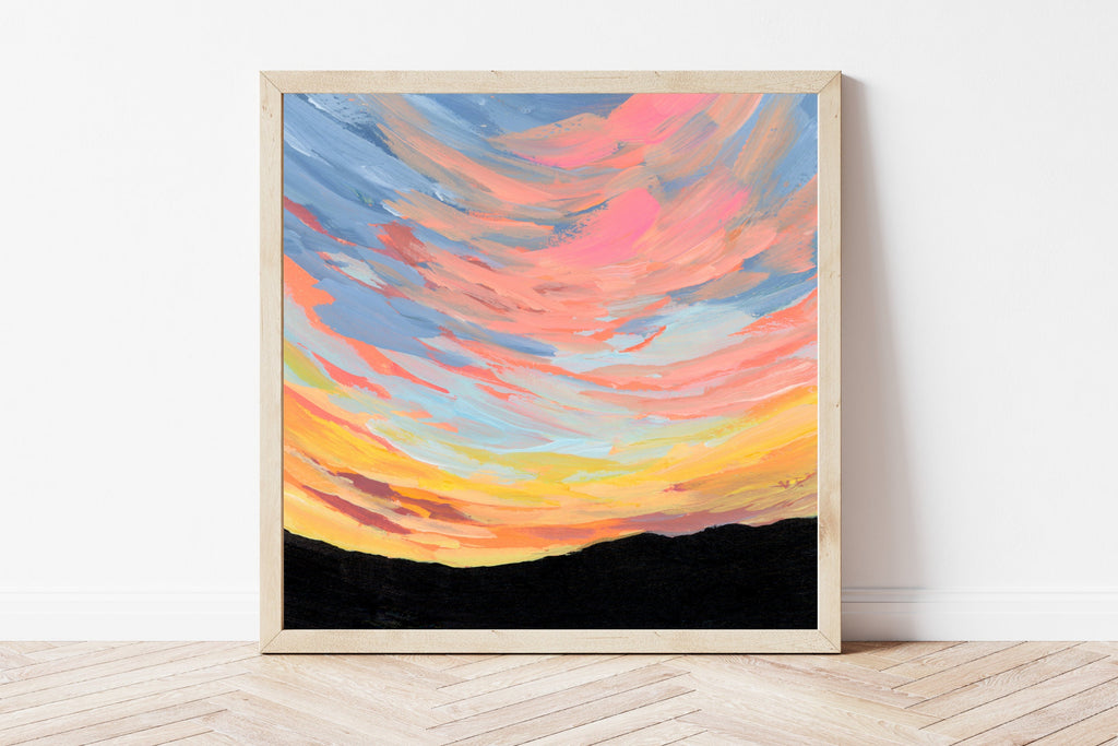 Big Bend Sunset Fine Art Print: West Texas Landscape, National Park Artwork