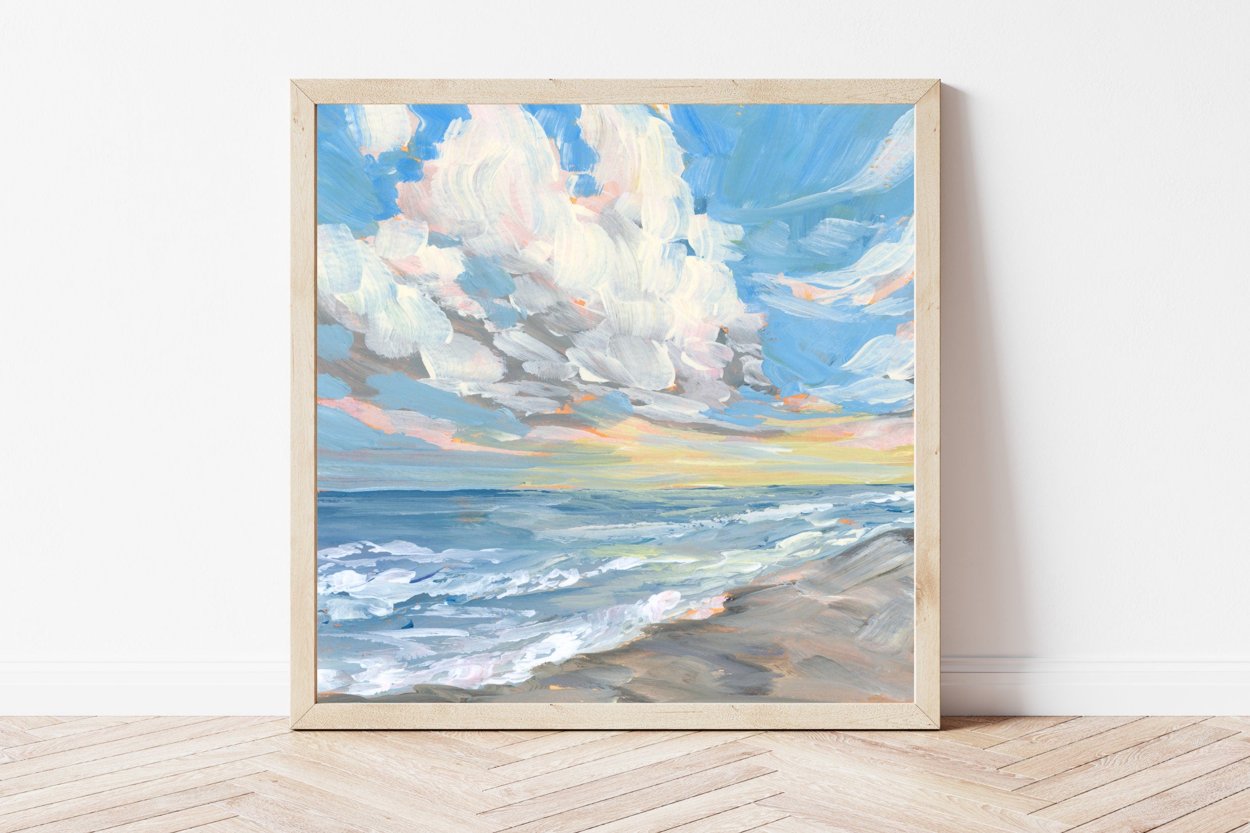 Fort Myers Beach Fine Art Print: Florida Landscape Painting, Marco Island Artwork