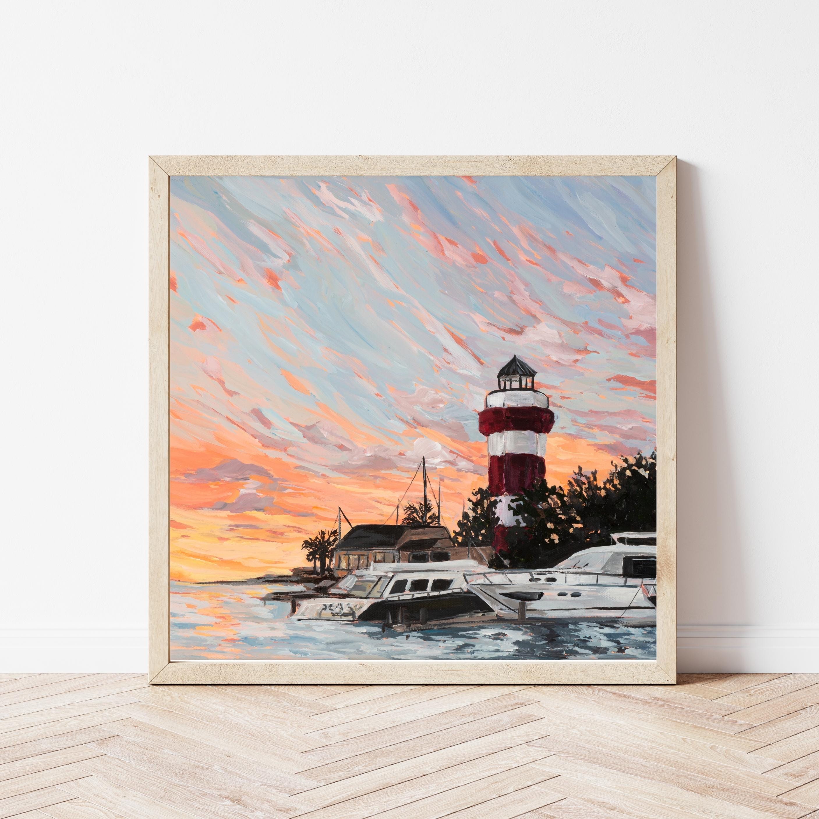 Harbour Town Lighthouse Fine Art Print, Hilton Head Island Wall Art