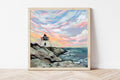 Castle Hill Lighthouse Fine Art Print: Newport Rhode Island Nautical Painting