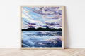 Northern Michigan Fine Art Print, Oscoda Lake Landscape Painting, Lake House Artwork