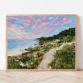 Sleeping Bear Dunes Fine Art Print, Michigan Landscape Painting, Lake Michigan Artwork