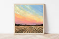 West Texas Sunset Fine Art Print, Amarillo Landscape Painting