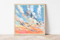 Sunset Cloudscape Fine Art Print, Nursery Wall Decor