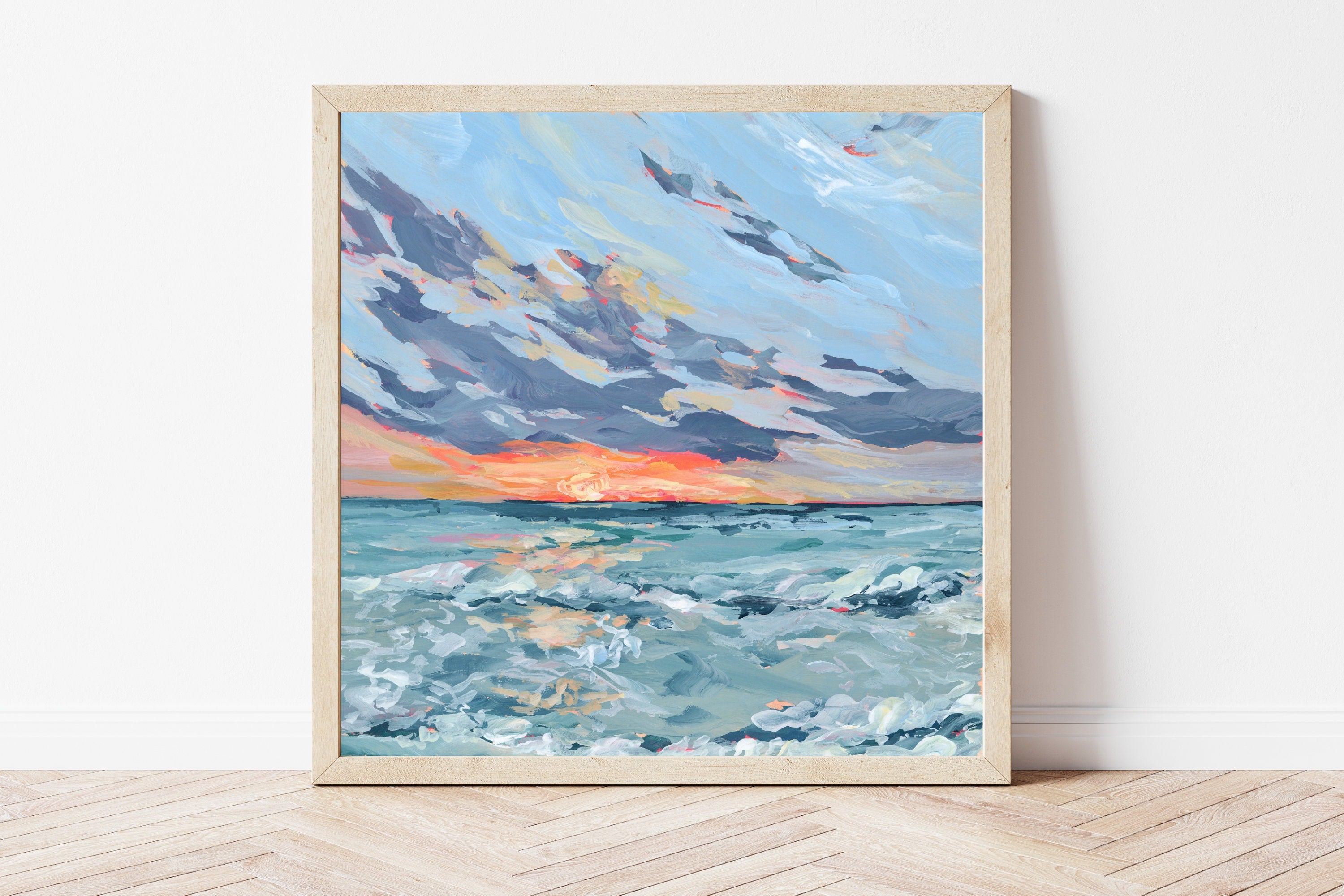 Beach Sunrise Fine Art Print, Anna Maria Island Landscape, Florida Wall Art