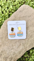 Padre Island National Seashore HAND PAINTED EARRINGS