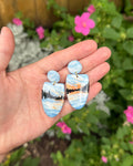 Voyageurs, Minnesota HAND PAINTED EARRINGS