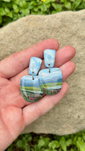 Kobuk Valley, Alaska HAND PAINTED EARRINGS