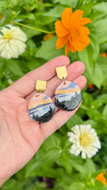 Acadia, Maine HAND PAINTED EARRINGS
