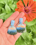 Kings Canyon, California HAND PAINTED EARRINGS