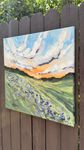 Bluebonnet Season, 18x18 ORIGINAL