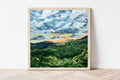 Smoky Mountains Fine Art Print, Gatlinburg Tennessee Landscape Artwork, Mountain Cabin Decor