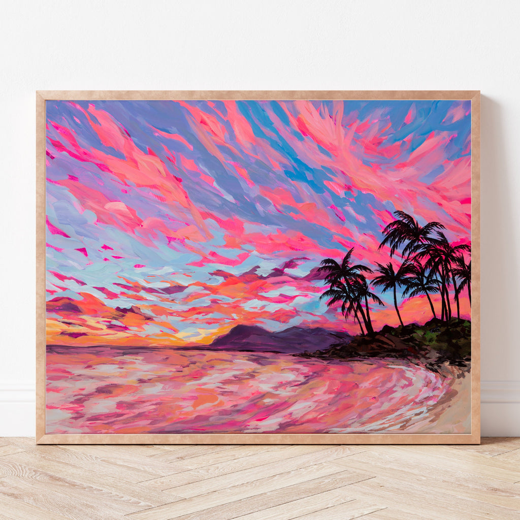St John USVI Trunk Bay Fine Art Print – Vibrant Beach House Wall Art