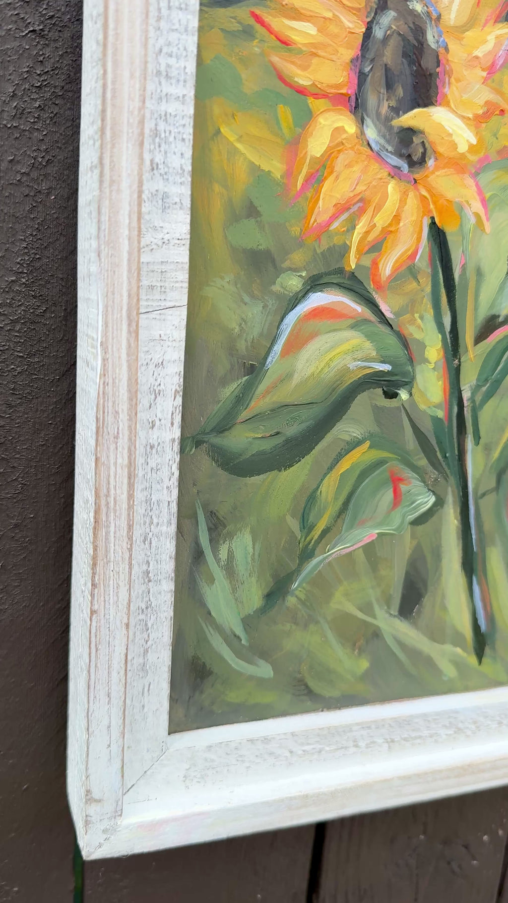 Sunflowers in Texas, 16x20 ORIGINAL